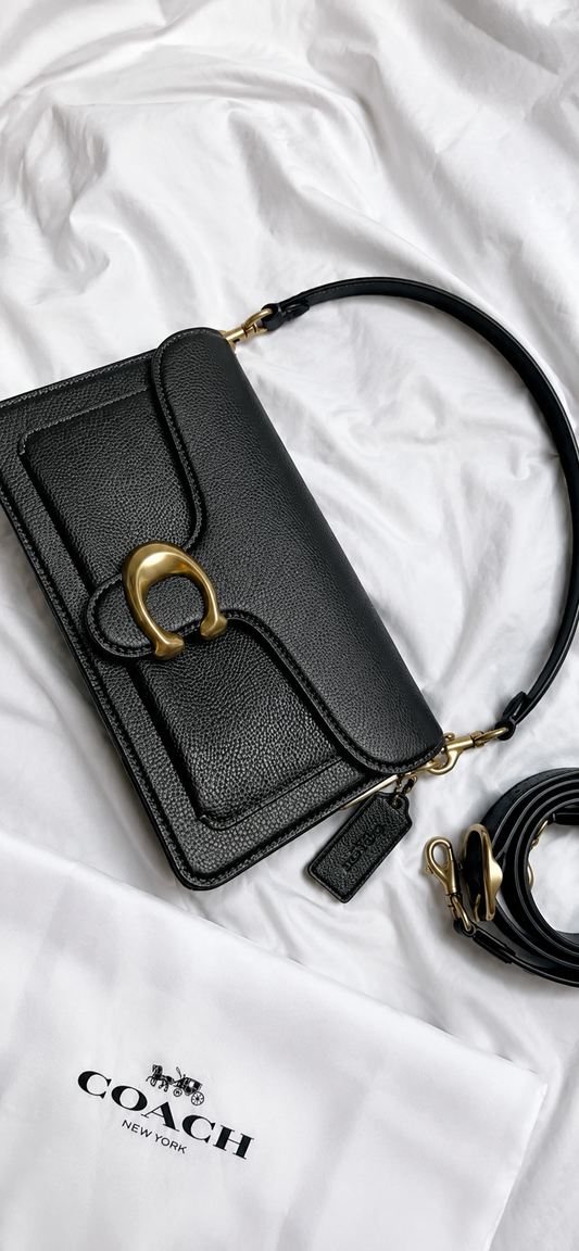 Sleek Black Shoulder Bag